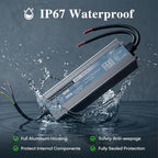 QNNP® LED Driver 300 Watts 12V DC Low Voltage Transformer Waterproof IP67 Power Supply Transformer Adapter AC 110V-265V to 12V DC, LED Power Supply for Indoor Outdoor Lighting - Image 6
