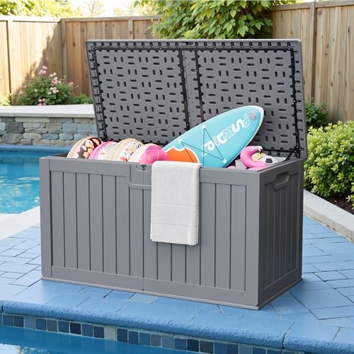 JUMMICO HDPE 250 Gallon Deck Box Double-Wall with Divider - Image 7
