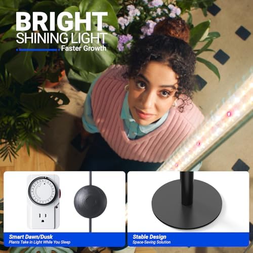 Barrina T10 Pro Vertical Grow Light, 42W, Full Spectrum, 4FT to 5.6FT - Image 6