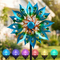 Solar Wind Spinners Outdoor, Peacock Garden Decor, Metal Yard Art by baterysu