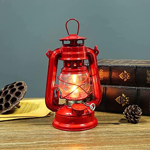 POCHY Classic Oil Lamp 12.2 Inch Oil Lamp Vintage Oil Lantern Metal Hanging Hurricane Lamp for Outdoor Indoor Lighting Use Kerosene Lamp Portable - Image 3
