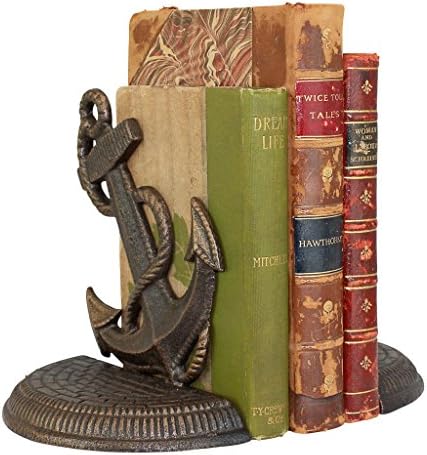 Design Toscano Maritime Anchor Cast Iron Sculptural Bookend Pair - Image 4