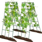 No Assembly Required Cucumber Trellis,2 Pack Trellis for Cucumbers,Outdoor Raised Bed Climbing Plant Support,A-Frame Garden Frame,Used for Vegetables,peas,Tomatoes,Squash,Melon and Fruit Frame by Unknown