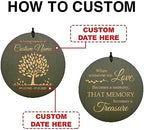 Personalized Memorial Tree of Life Wind Chimes for Loss of Mom Dad - Image 6