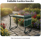 Multifunctional Garden Kneeler and Seat | 150kg Load Capacity, Garden Kneeler with Tool Pouch, Portable, Furniture, for Gardening, Work, Gardeners, Seniors, Large Cloth Bag - Image 5