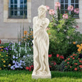 51" Nymph Garden Statue, Roman Goddess Sculpture for Outdoor Decor by RedefineModernLiving