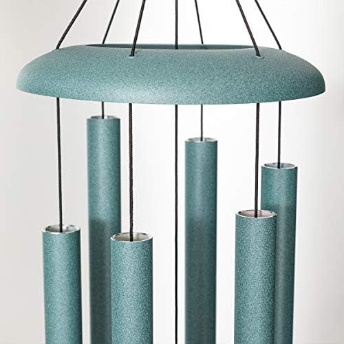 Corinthian Bells by Wind River - 36 inch Patina Green Wind Chime for Patio, Backyard, Garden, and Outdoor Decor (Aluminum Chime) Made in the USA - Image 3