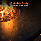 BALI OUTDOORS Dual 1-Pound Propane Fire Pit Outside - Image 3