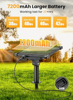Brightown 158FT 77LED Solar String Lights Outdoor with Remote & USB Port - Image 4