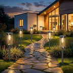 Sparkblaze Solar Pathway Lights Outdoor, 12 Pack, Warm White - Image 7
