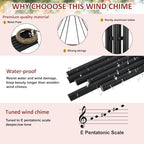 Wind Chimes for Outside, All Metal Tuned Wind Chime Outdoors, Sympathy & Memorial Wind Chimes for Mom Dad, Leaf Design, Box Included - Image 4