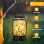 kyoryuger Dalmatian Gifts for Women/Men Dalmatian Solar Lanterns Mom Birthday Spotted Dog Lovers Lantern Pet Loss Firehouse Dog Memorial Lights Solar Garden Decor Yard, Patio,Backyard,Porch Torches - Image 6