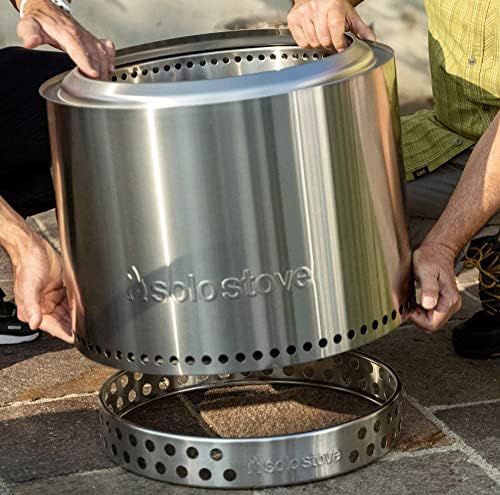 Solo Stove Bonfire Stand - Durable 304 Stainless Steel, Heat-Resistant, Portable Elevated Fire Pit Accessory for Safe Use on Decks and Camping - Ideal for Smokeless Fire Pits and Outdoor Fireplaces - Image 3