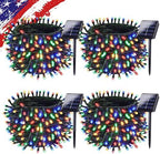 KAQ 4pack 400LED Solar String Lights Outdoor Waterproof Multicolor by KAQ