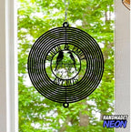 Personalized 50th Wedding Anniversary Lovebirds Metal Outdoor Wind Spinner Lovebirds Hanging Sign Custom Couple Name Spinner Sign Parents Gifts - Image 5
