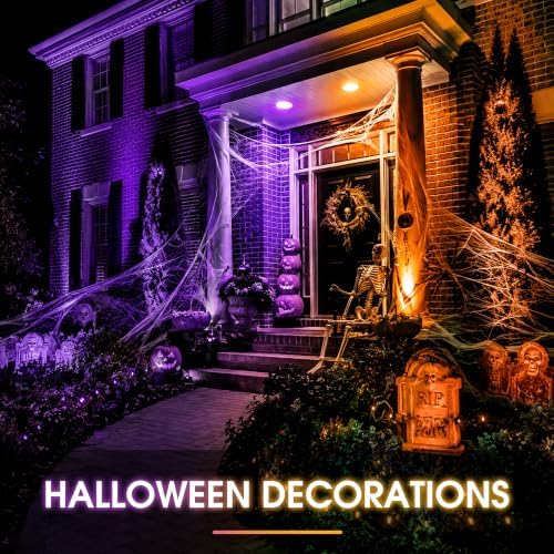 L LOHAS LED Orange Purple Halloween Flood Light Bulb, PAR30 LED Flood Light - Image 3