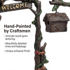 Lulu Decor, Cast Iron Fairy Garden Decor Set Fairy Garden Accessories Including Fairy Garden Fence 4 pc, Lamp with Mailbox and Welcome Arch - Image 4