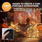 2-Pack 7.4x7.3 Solar Floating Pool Lights Ball Outdoor Water-Resistant IP66 Solar-Powered that Float Candles Flickering Lights for Swimming Pool Decor Pond Garden Party - Image 3
