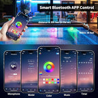 Homly Rechargeable Submersible Pool Lights with Wireless APP Control, Waterproof Underwater Smart LED Lights Controlled Multiple Lighting Modes, 4000mAh Magnets Lights for Multi Scene Pool Decoration - Image 3