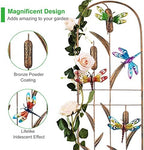2 Pack Metal Garden Trellis for Climbing Plants - Image 3