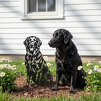 Dog Metal Garden Stake - Weatherproof Dog Silhouette Yard Art, Decorative Outdoor Sign for Lawn & Patio, Heartfelt Gift for Flat Coated Retriever Lovers(Sit,10") - Image 3