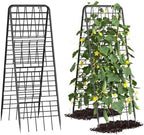 A-Frame Trellis for Climbing Plants Outdoor, 2 Pack Metal Garden Trellis by LIANTRAL