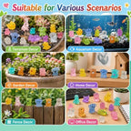 320Pcs Mini Resin Animals Bulk, 100+ Styles Tiny Animal Figurines, Glow in The Dark - Image 2