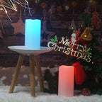 Color Changing Outdoor Battery Operated Flameless Candles Remote 4x8” 2 PCS - Image 4