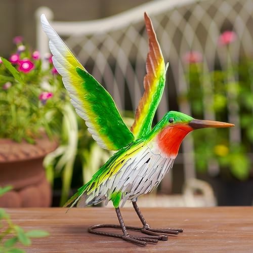 Nacome Hummingbird Metal Garden Statue: Easy Assemble Outdoor Decor by Nacome