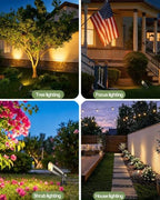 LITFIT 2Pack Brass Low Voltage Landscape Spotlight, 3CCT MR16 Bulb Included - Image 7