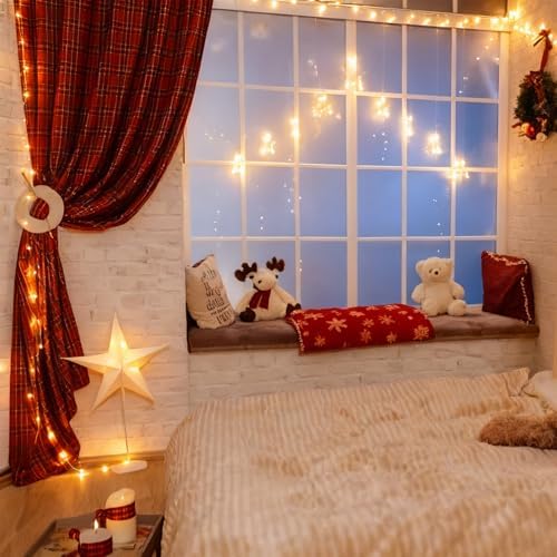 10 Pcs Solar String Lights Outside Warm White 8 Modes 39 ft 100 LED Outdoor Fairy Lights Waterproof Copper Wirel for Outside Patio Backyard Tree Garden Party Decor - Image 6
