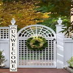 Unwelcome Porch Sign Go Away For Front Door Farmhouse Porch Vertical Wooden Plaque Entryway Home Outdoor Seasonal Spring Summer Decoration 8x48inch - Image 7