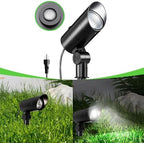 30W Outdoor Spot Lights Dusk to Dawn 120V Outdoor LED Spotlight Plug in with Photocell Sensor 5000K Waterproof Bright Flag Pole Light for Yard Tree Garden Landscape Lighting with Stake 6FT Cord by EAGLOD