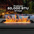 Ciays 42 Inch Gas Fire Pit Table, 60,000 BTU Propane Fire Pit for Patio - Image 3