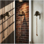 Wall-Mounted Bell with Pull Cord Outdoor Cast-Iron Chime with Bracket Heavy Duty for Shop Owners, Porch, Garden, Cafe, Large - Image 6