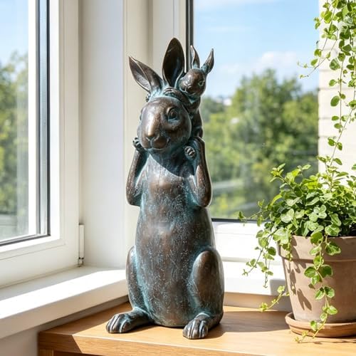 Newman House Studio Garden-Statues Bunny-Decor - Yard Proch Outdoor Décor - Image 5