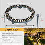 Low Voltage 24V 360° Tree Ring Light Outdoor, Adjustable Trunk Uplight - Image 2