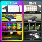 Color Changing Solar Spot Lights Outdoor Waterproof, 10 Pack, 28 LED RGB - Image 2