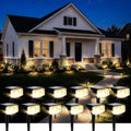 AUDERWIN Solar Spot Lights Outdoor Waterproof 12 Pack Warm White by AUDERWIN