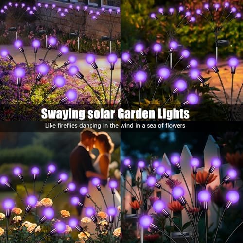 NBQQ Solar Lights Outdoor Waterproof 6 Pack of 36 LEDs Unique Gifts Women - Image 6