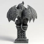 Veronese Design 7 1/8 Inch Beast Gargoyle Thinker Pose on Pedestal Polyresin Collectible Statue Figurine Gothic Fantasy Decor for Home or Gift - Image 4