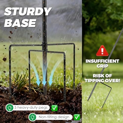 2Pcs Bee Watering Station for Outside,30.7" Metal Flower Bee Bath with Glass Stones,Colorful Butterfly Puddler & Small Bird Feeder with Ground Stake,Decorative Waterer for Garden,Yard,Patio (# B) - Image 5