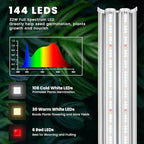 Wolezek 2FT T5 Grow Lights for Seed Starting, 32W Full Spectrum - Image 2