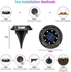 Fohil 12 Pack Solar Ground Lights for Pathway Lawn Yard Deck Garden Decor - Image 3