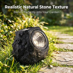 Solar Rock Lights Outdoor, 2 Pack Warm White LED Garden Stone Lights, Realistic Rock Design,Wireless Solar Powered Pathway Lights, IP65 Waterproof Landscape Spotlights for Yard Patio Lawn - Image 2