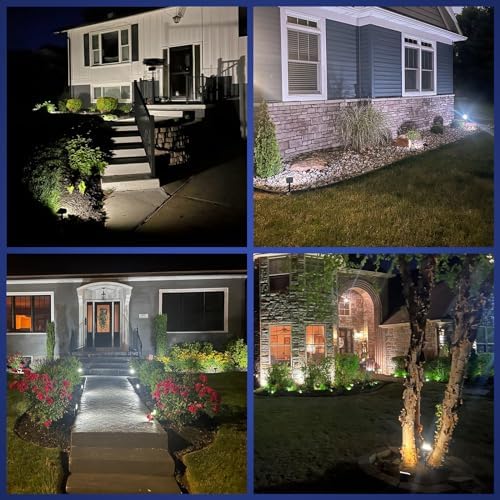 NYMPHY Solar Lights Outdoor Waterproof - 4 Pack (Cool White) - Image 6