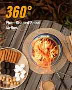 YEFU Tabletop Fire Pit, 7.1x9.7'' Smokeless Mini fire Pit, Quick Ignition - Image 6