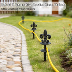 Black Cast Iron Decorative Hose Guide Stakes Set - Image 6