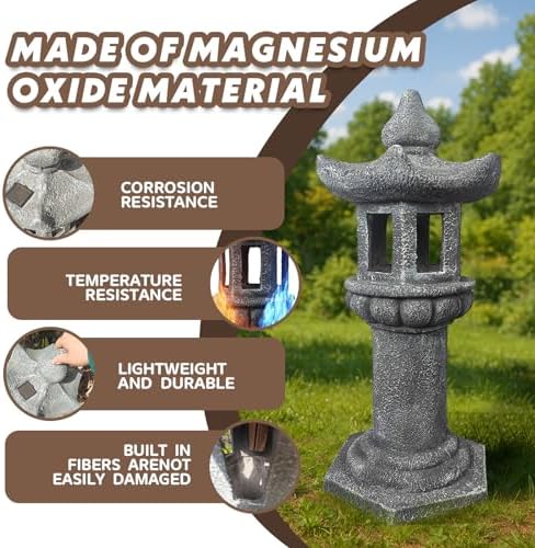Solar-Powered Pagoda Lamp - Image 3