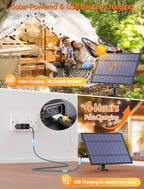 Larkvue 75FT(3x25FT) Solar String Lights with Remote, 30+3 G40 Bulbs, Black - Image 3
